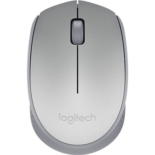 Mouse Logitech Sem Fio M170 Prata