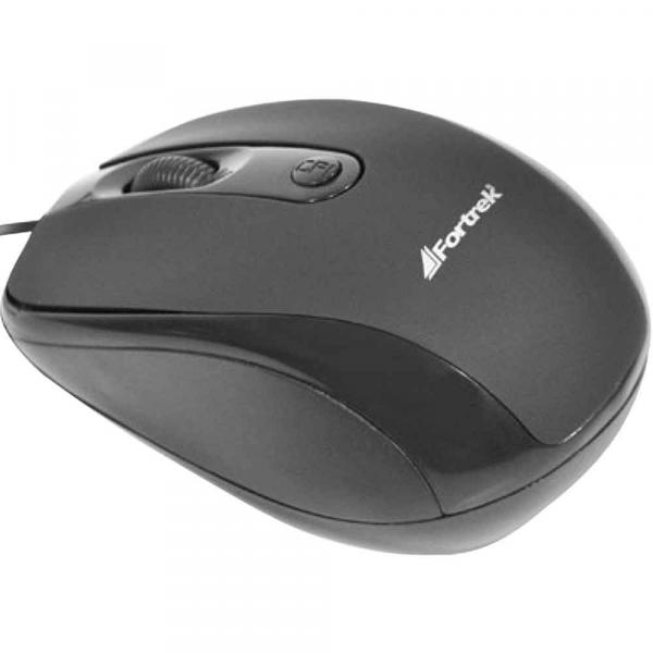 Mouse Óptico 1600Dpi USB 2.0 OM-103BK Preto Fortrek