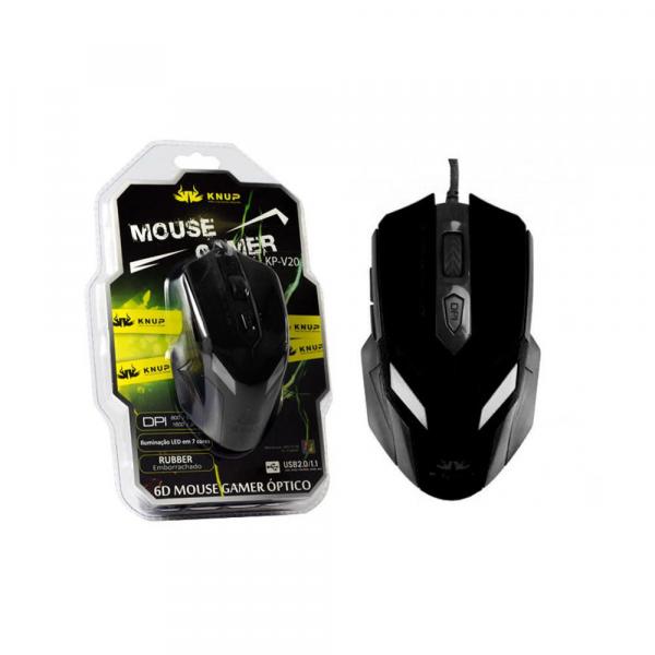 Mouse Óptico Gamer 2400 DPI - Knup