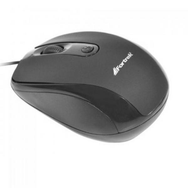 Mouse Óptico USB 2.0 1600 DPI Om103 Preto - Fortrek