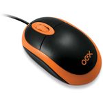 Mouse Optico Usb 800dpi Preto/laranja Oex