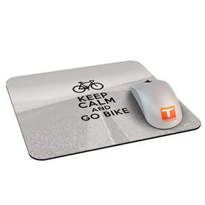 Mouse Pad Keep Calm And Go Bike 21cm