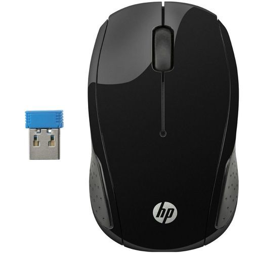 Mouse - Sem Fio - HP Wireless X200 - Preto