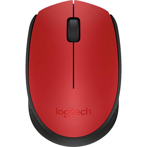 Mouse Sem Fio M170 Vermelho - Logitech