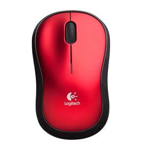 Mouse Sem Fio USB Logitech M185 - Vermelho