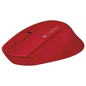 Mouse Sem Fio USB Logitech M280 - Vermelho