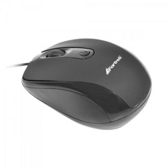 Mouse USB 1600DPI OM-103BK Preto Fortrek