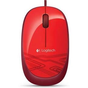 Mouse - USB - Logitech M105 - Vermelho - 910-002959