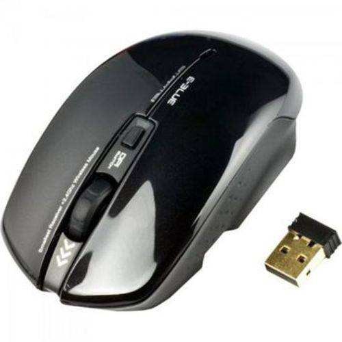 Mouse Wireless Usb 1800 Dpi Smarte Ii Preto E-blue