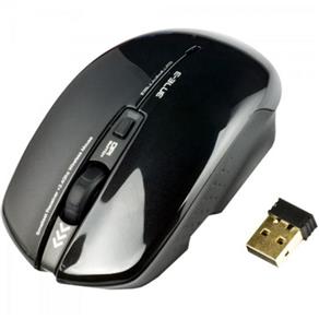 Mouse Wireless Usb 1800 Dpi Smarte Ii Preto E-Blue