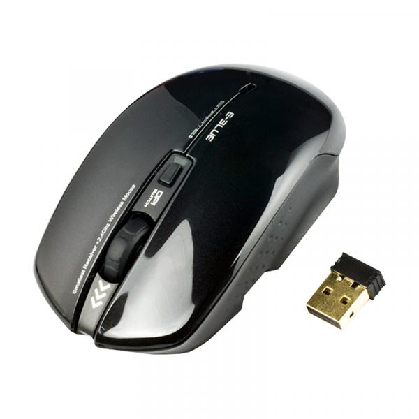 Mouse Wireless USB 1800DPI Smarte II Preto - E-Blue