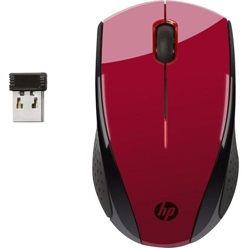 Mouse Wireless X3000 Vermelho/ Preto Hp