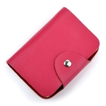 Multi-card Bag Caso cor sólida Imitação Pacote de cartão de couro