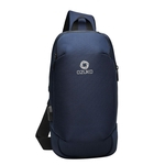 Multi-fun??o de Homens OZUKO Messenger Bag Anti-roubo Waterproof Viagem Peito Bag