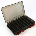 Multi-function Double Deck Sided Wooden Shrimp Plastic Fishing Tackle Box Tool Container Case