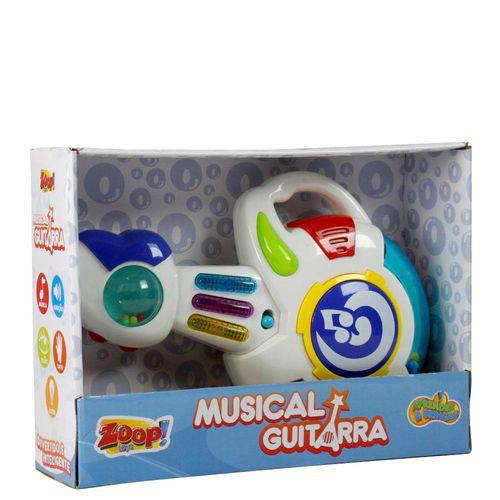 Musical Guitarra Azul e Amarelo Zoop Toys