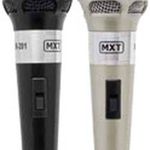 Microfone Mxt M-201 Par Preto e Prata Plástico com Fio 3 Metros 541024