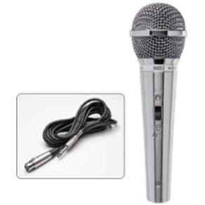 MXT Microfone M-1138 Prata Metal C/ Fio 3 MT 541020