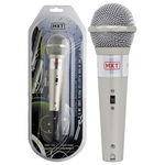 Mxt Microfone M-996 Plastico Prata C/ Fio 3 Mt 541023