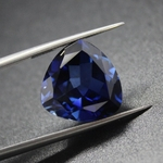 New Beautiful Sapphire Tanzanite Zircon 10mm Stunning Trillion Cut 6.20Ct Gemstone Solto