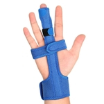 New Trigger Finger Splint azul Protector de dedo com dedo Aço Corrector