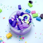 Plasticine Crianças diy pirulito arco-íris lodo brinquedo reliver stress