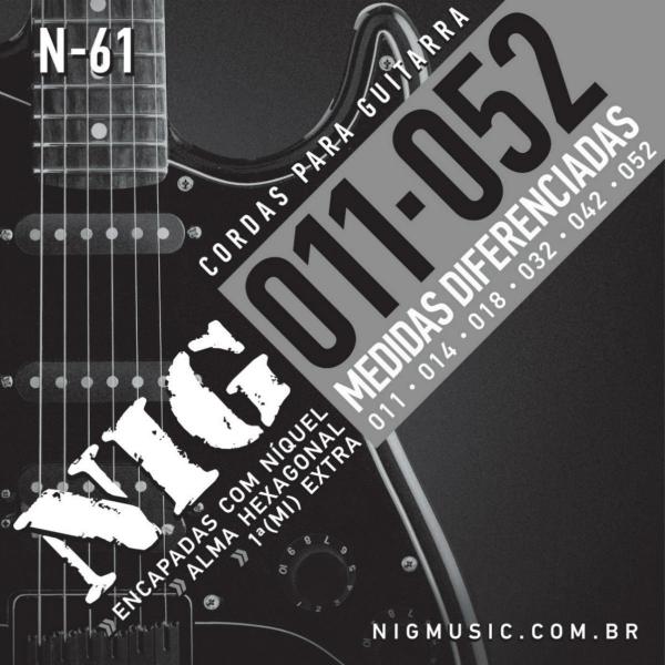 NIG - Encordoamento para Guitarra Elétrica N61