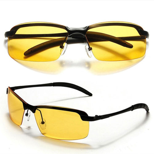 Noite High-end Visão polarizado UV400 condução segura óculos de aviador Óculos