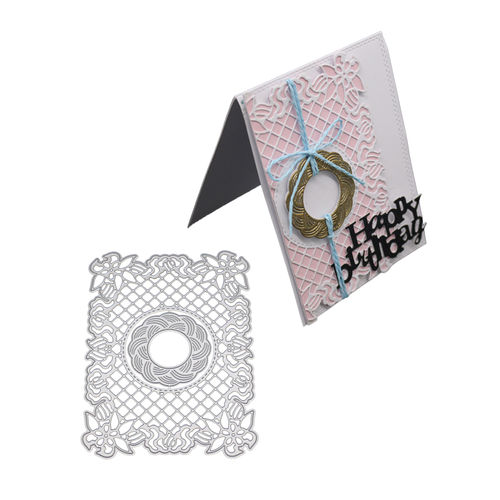 Nova Branco Corte Die Template Stencil Metal Molde para Diy Scrapbook Embossing Album Papel Cartão do Ofício