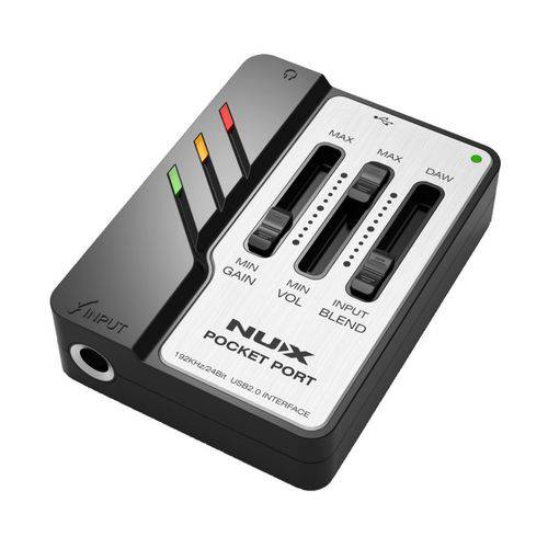 Nux - Interface de Audio Portátil com Usb para Guitarra Pocket Port