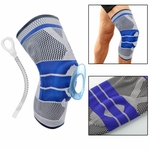 Nylon Sports Knee Brace Suporte forte menisco Proteção Compression
