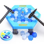 Interativa Tabela desktop quebra o jogo Cube Ice Block Pounding Salvar pinguim Brinquedos de Puzzle Lostubaky