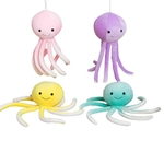 Octopus Plush Toy 25 centímetros Boneca Stuffed Animal cor aleatória