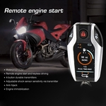 REM Motocicleta anti-roubo de duas vias de alarme com PKE automática de Indução Iniciar Flameout Function Automotive electronics