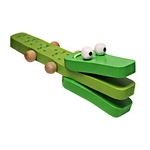 Orffworld Crocodile madeira Castanet beb¨º Musical Instrument Toy Rattle