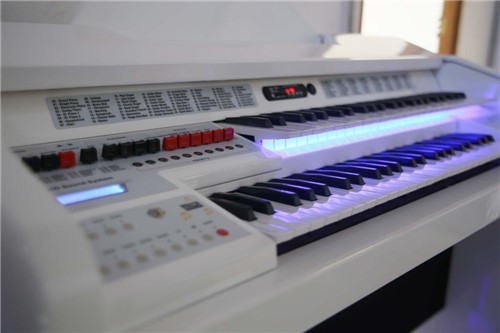 Órgão Harmonia Hs 200 Super Branco Auto Brilho