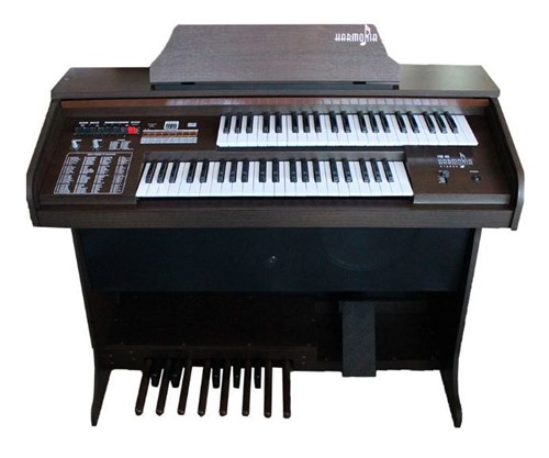 Órgão Musical Harmonia Hs 45 Lux Tabaco