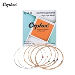 Orphee QA140 Acoustic Folk Guitar Strings 6pcs / Set (.009-.045) Hexagonal Steel Core 85/15 Bronze Wire Wound Super Light Tension