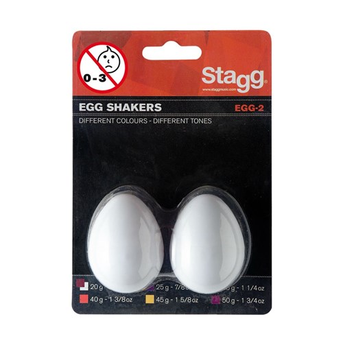 Ovinhos de Plastico Branco Egg-2 Wh - Stagg