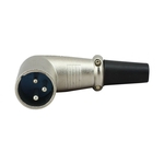 P594 90 graus Welding XLR adaptador macho plugue do microfone cabo Mixer plug