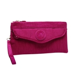 Pacote Handbag Zipper Envelope simples retro Clutch Bag Moda Grande Capacidade Wristlets