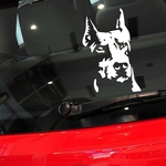 Padrão Dog reflexivo decalque etiqueta do carro da motocicleta Decoração elétrica Lostubaky