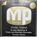 Paganini Jogo De Corda Violão Náilon Preto C/ Bolinha MPE250