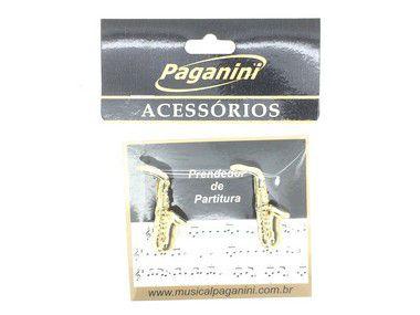Paganini Prendedor Partitura Clipets Saxofone PPT085 Metal