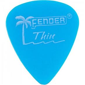 Palheta California Clear Fina Azul Fender