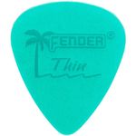 Palheta California Clear Fina Verde Fender Pct C/ 12
