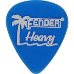 Palheta California Clear Heavy Azul Fender Pct C/ 12