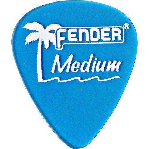 Palheta California Clear Média Azul Fender