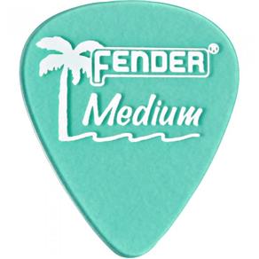 Palheta California Clear Média Verde Fender