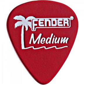 Palheta California Clear Media Vermelha Fender